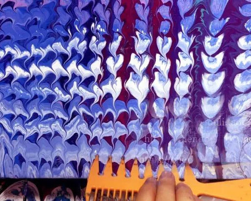 Drawing Comb Comb Swipe Resin Pour Creative Resin Tools by Resin Art NZ