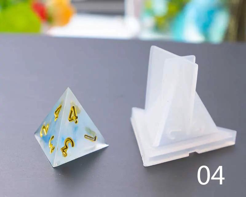 Dice Silicone Resin Casting Moulds Multiple Shapes Polyhedral Dice Moulds for Resin Lovers Table Games DIY Making by Resin Art NZ