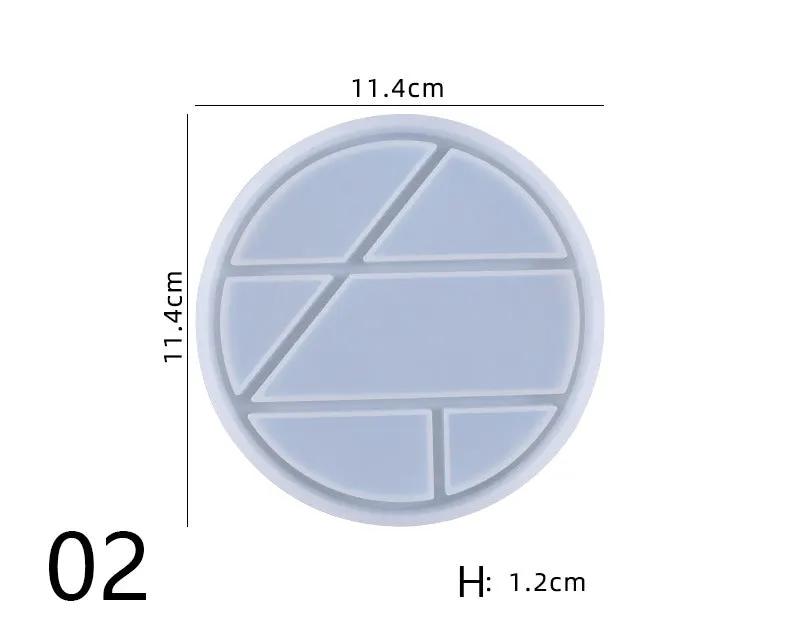 Dish Moulds - Round Grid by Resin Art NZ