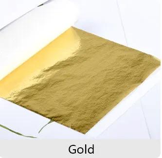 Gold Leaf Sheets for Resin, Gold Foil Flakes Metallic Leaf for Resin Jewelry Making, Nail Art, Slime, and Gilding Crafts by Resin Art NZ