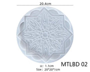 Coaster Moulds - Mandala by Resin Art NZ