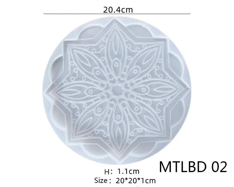 Coaster Moulds - Mandala by Resin Art NZ