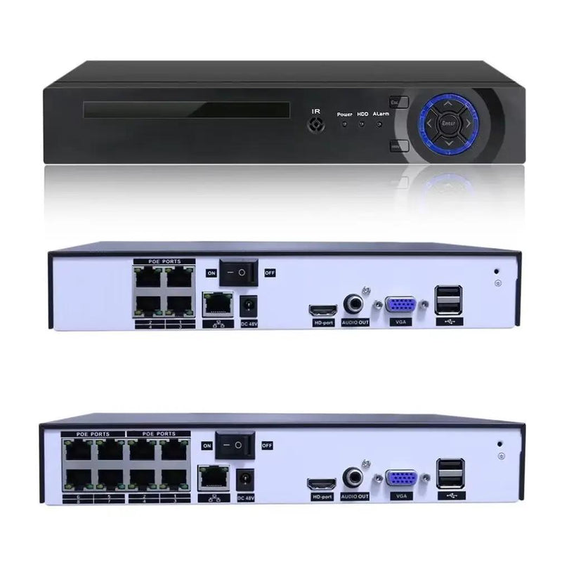 8CH POE Home Night Vision Security Camera System by salelink.co.nz