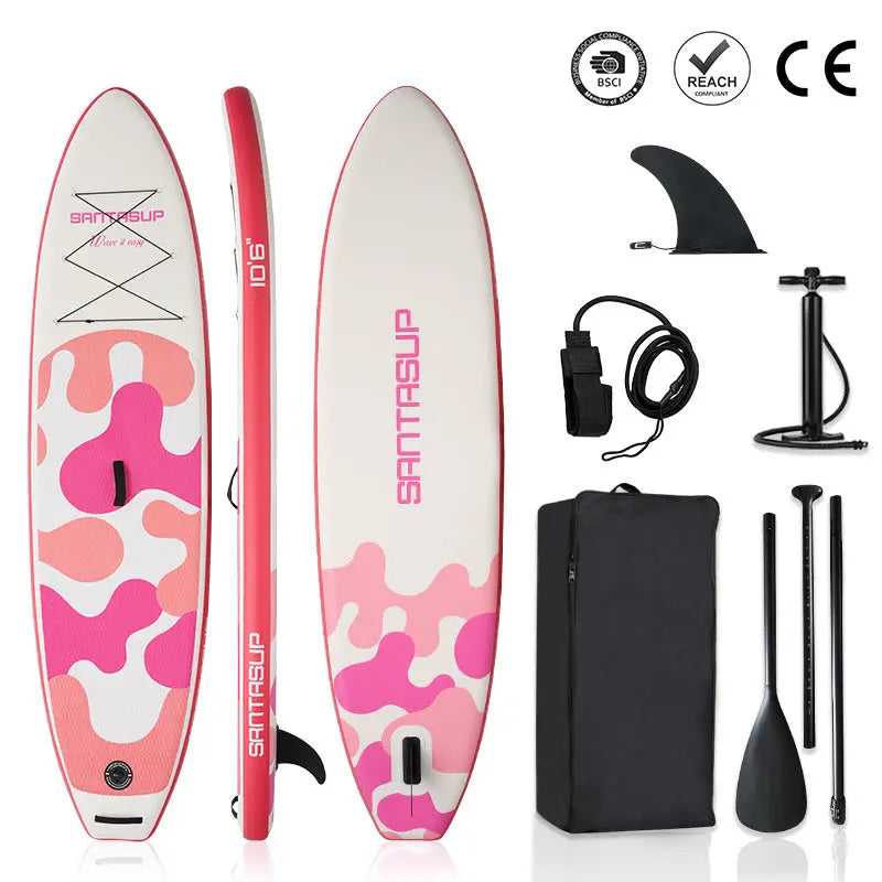Inflatable SUP Paddle Board for Beginners (Surfing) by Action Outdoors Limited