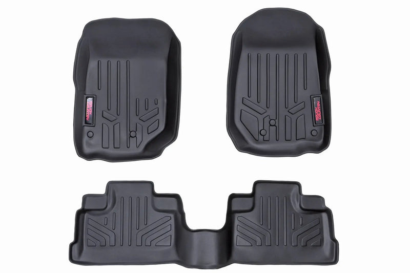 Floor Mats 4 Door Jeep Wrangler Unlimited 4WD (2014-2018) by Magwarehouse.com