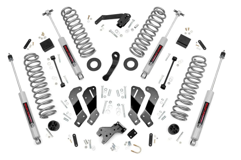3.5 Inch Lift Kit 4-Door Jeep Wrangler JK 2WD/4WD (2007-2018) by Magwarehouse.com