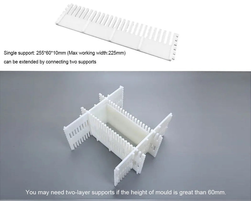 Adjustable Frame Bracket Support for Silicone Moulds Epoxy Resin DIY Drawer Divider Storage Shelves Craft Making Tools Home Decoration - 1 Piece Only by Resin Art NZ