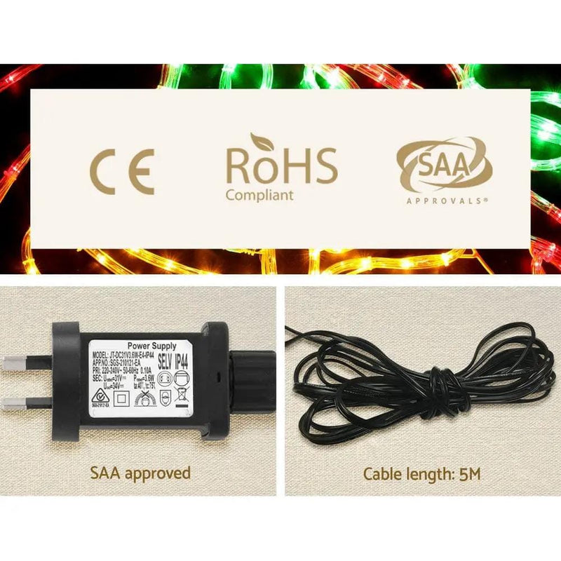 SportZone.co.nz Occasions > Christmas > Outdoor Decorations & Lights 0.76M Christmas Lights 216 LED Bell Motif Light Decorations Jingle Jollys 0.76M Christmas Lights 216 LED Bell Motif Light Decorations Jingle Jollys