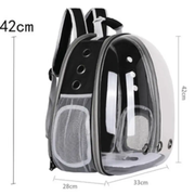 Pet Backpack Carrier Dog Cat Travel Clear Front by dealonline.co.nz