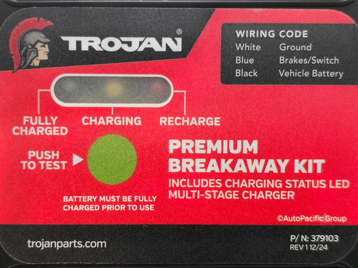 Trojan Premium Breakaway Battery Kit by Trojan