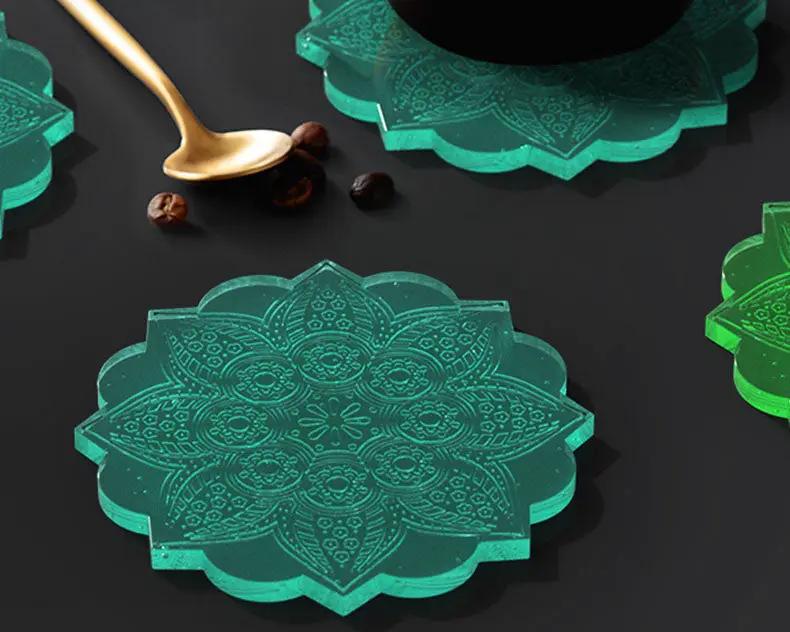 Coaster Moulds - Mandala by Resin Art NZ