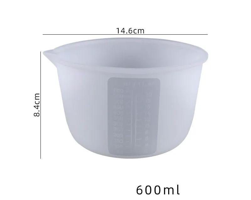 Silicone Measuring Cups for Resin Non-stick Mixing Cups, Precise Scale by Resin Art NZ
