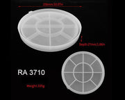 Coaster Moulds for DIY Craft and Resin Art - 04 by Resin Art NZ