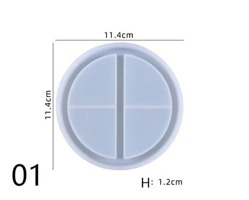 Dish Moulds - Round Grid by Resin Art NZ