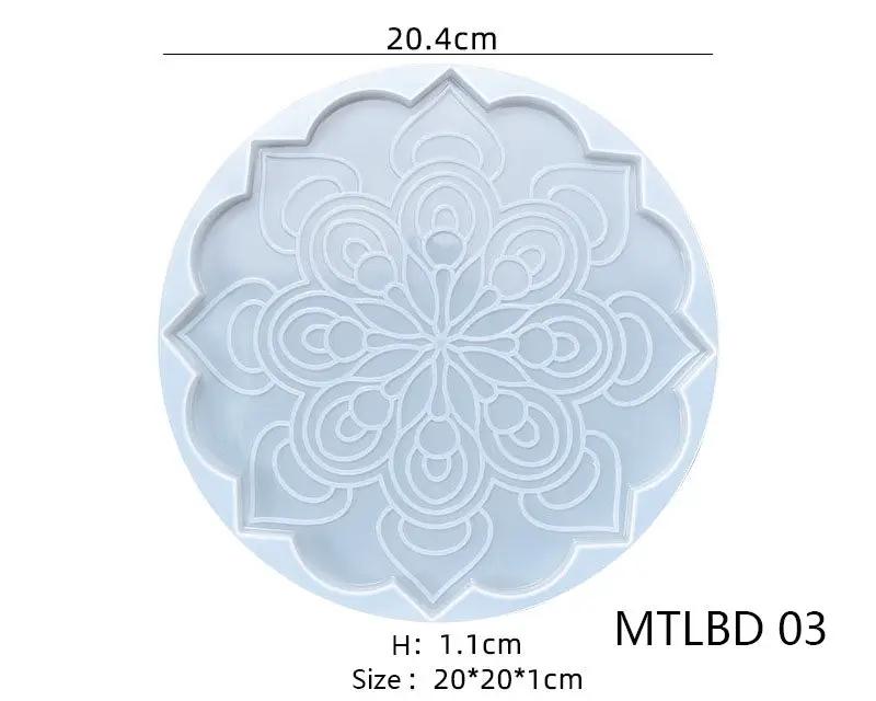 Coaster Moulds - Mandala by Resin Art NZ