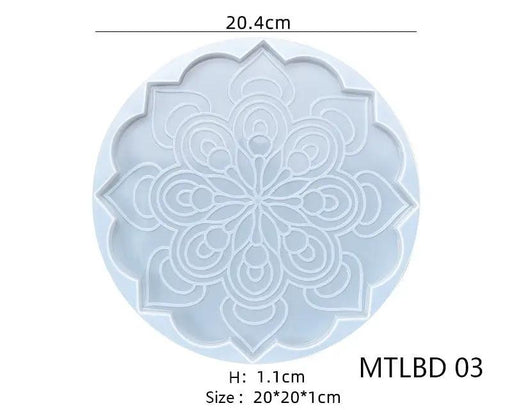 Coaster Moulds - Mandala by Resin Art NZ