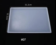 Fruit Tray Coaster Moulds Geode Agate Tray Serving Board Moulds by Resin Art NZ