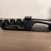 4-in-1 Quick Knife Sharpener Whetstone For The Kitchen Red and black Bagged by China Dropship