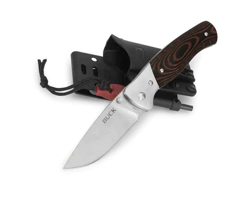 Buck Knives Knives Buck 836 Folding Selkirk Knife With Adjustable Sheath For Horizontal Carry Buck 836 Folding Selkirk Knife With Adjustable Sheath