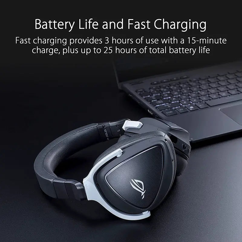 ASUS ROG Delta S Lightweight Wireless Gaming Headset by Action Outdoors Limited