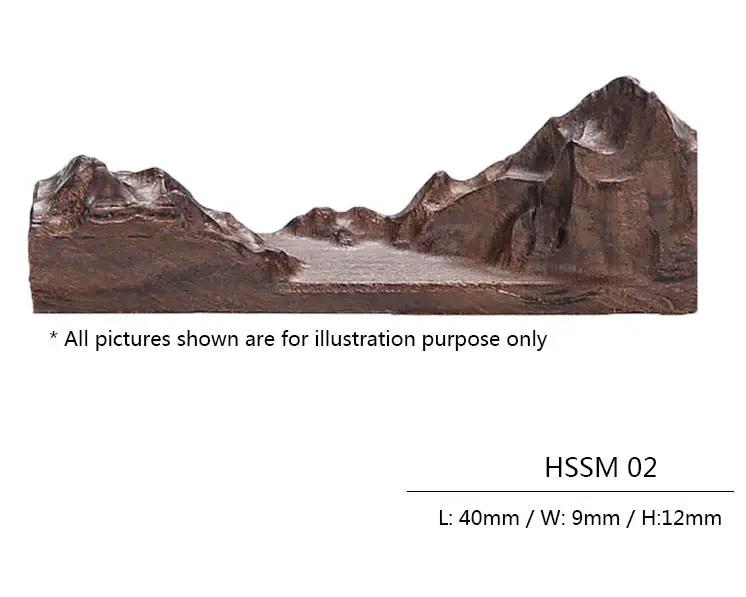 Fake Mountain Resin Epoxy Craft Wood Natural Snow Mountain Dried Flower Resin Decorative Craft Pendant Micro Landscape Making for Jewelry - 2 by Resin Art NZ