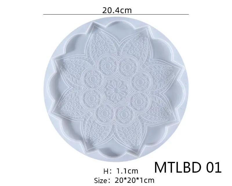 Coaster Moulds - Mandala by Resin Art NZ