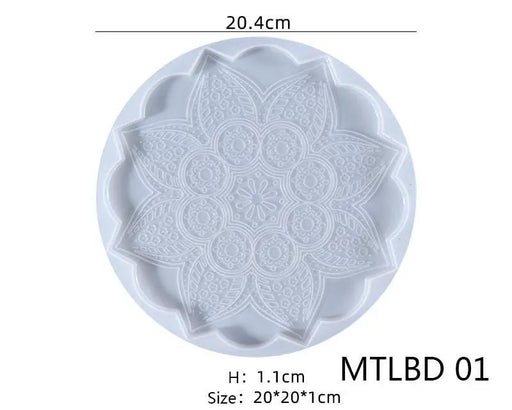 Coaster Moulds - Mandala by Resin Art NZ