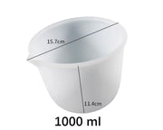 Silicone Measuring Cups for Resin Non-stick Mixing Cups, Precise Scale by Resin Art NZ