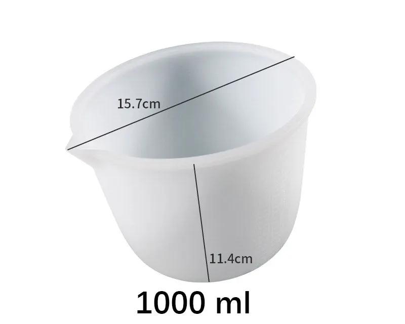 Silicone Measuring Cups for Resin Non-stick Mixing Cups, Precise Scale by Resin Art NZ