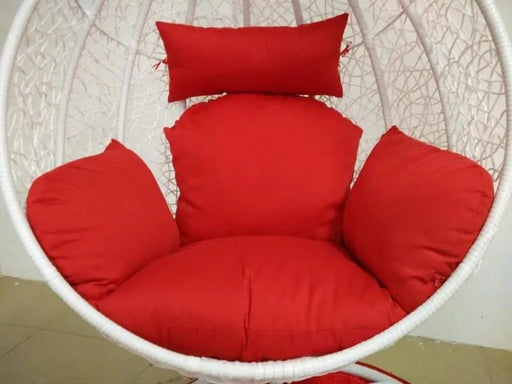 Cushion Pad Seat Set High Quality For Hanging Basket Chair - Red by dealonline.co.nz
