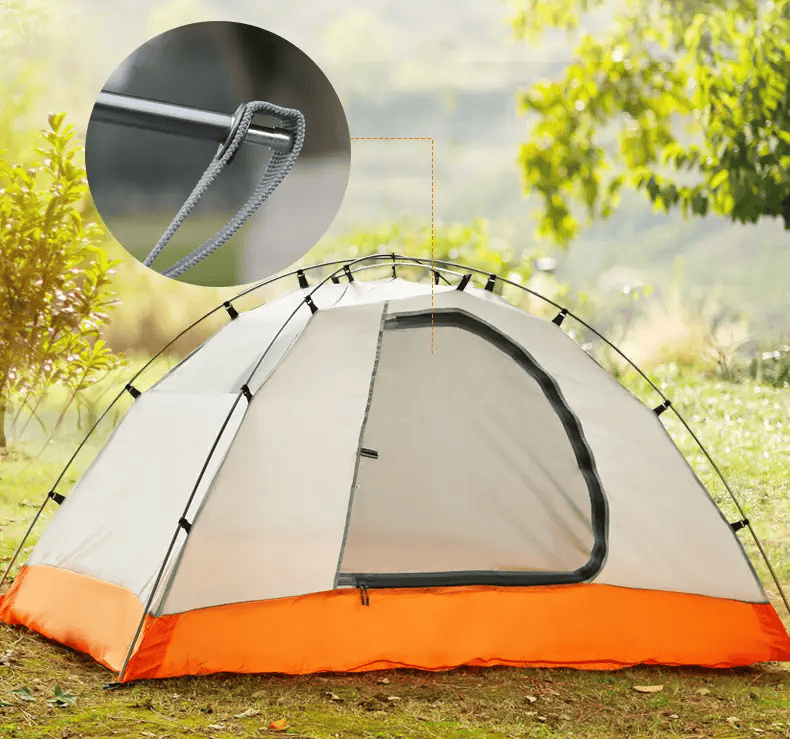 2-Person Double-Layer Four-Season Mountaineering Tent with Snow Skirt DLYF7275 by ECOTREK
