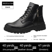 Mead's Supply & Equipment Outfitters limited Protective Work Footwear High Top Anti Impact Protective Work Shoes With Steel Toe Puncture Resistance High Top Steel Toe Protective Work Boots