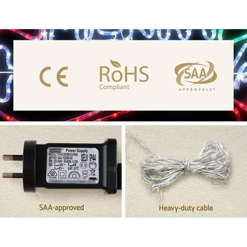 SportZone.co.nz Occasions > Christmas > Outdoor Decorations & Lights 0.96M Christmas Lights Merry Christmas 288 LED Decorations Jingle Jollys 0.96M Christmas Lights Merry Christmas 288 LED Decorations Jingle Jollys