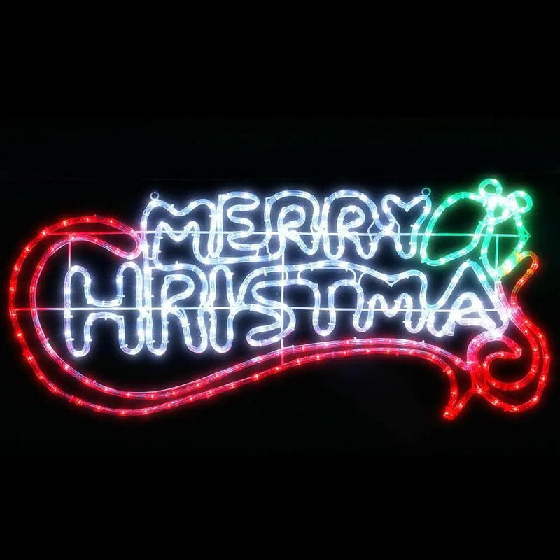 SportZone.co.nz Occasions > Christmas > Outdoor Decorations & Lights 0.96M Christmas Lights Merry Christmas 288 LED Decorations Jingle Jollys 0.96M Christmas Lights Merry Christmas 288 LED Decorations Jingle Jollys
