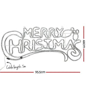 SportZone.co.nz Occasions > Christmas > Outdoor Decorations & Lights 0.96M Christmas Lights Merry Christmas 288 LED Decorations Jingle Jollys 0.96M Christmas Lights Merry Christmas 288 LED Decorations Jingle Jollys