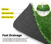 Two Pieces 2X5M Artificial Grass 30MM 20M2 by salelink.co.nz