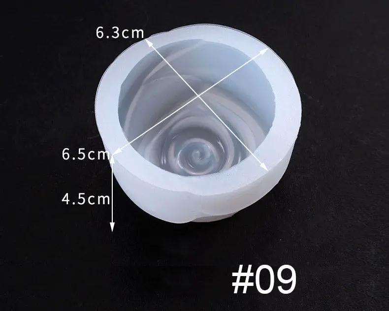 3D Flower Shaped Silicone Moulds Fondant Mould for Resin Art Chocolate Cake Handmade Soap Mould Candy Making Pastry Candle by Resin Art NZ