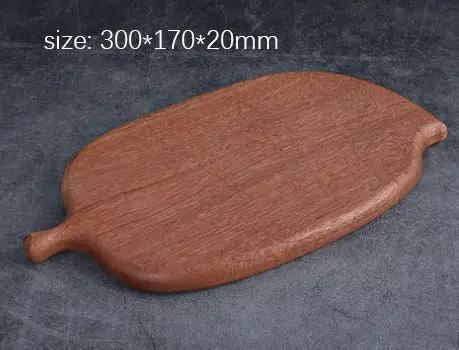 Creative Solid ebony chopping board, wooden kitchen cutting board, multi-functional bread board and serving tray. by Resin Art NZ