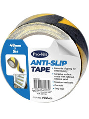 ANTI-SLIP TAPE - YELLOW & BLACK 48mm x 5m by Racing Pro NZ Ltd