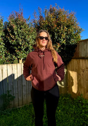 Unisex Signature Oversized Hoodies Brown by Fuaark Nz