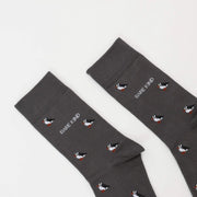 Save the Puffin Small Motif Bamboo Socks by Barekind NZ