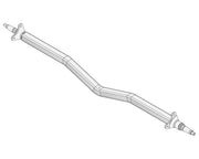 Gull Wing Axle - Disc Braked - 2000kg - Bare Metal, showing a detailed diagram of the axle design.
