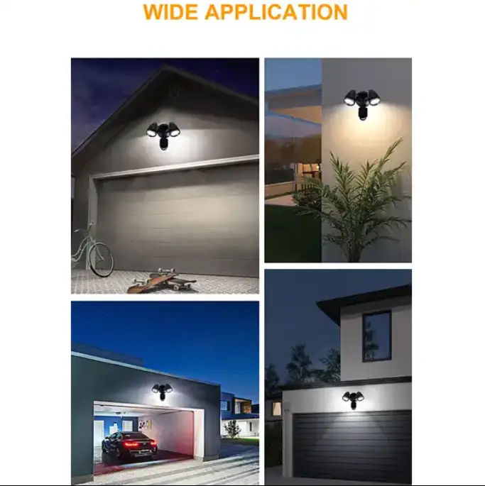 30W LED Security Light with Motion Sensor Outdoor Twin Spotlight Garage IP54 by salelink.co.nz