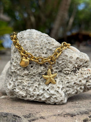 Moana Toiora Gold Bracelet by Tahana Jewellery