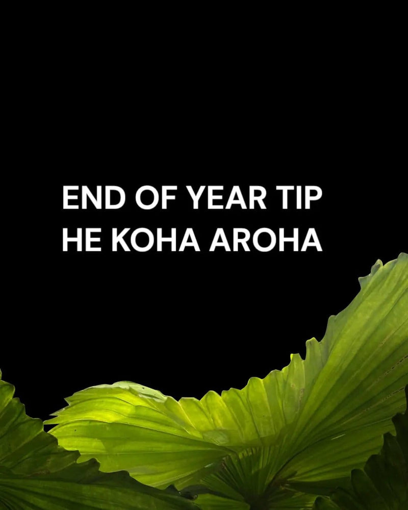 End of Year Tip – He Koha Aroha by Tahana Jewellery