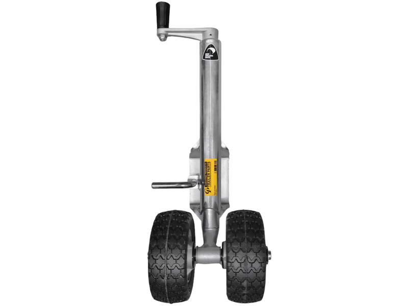 Jockey Wheel 500kg - 190x75 Alloy Twin-Wheel - No Plate by Trojan