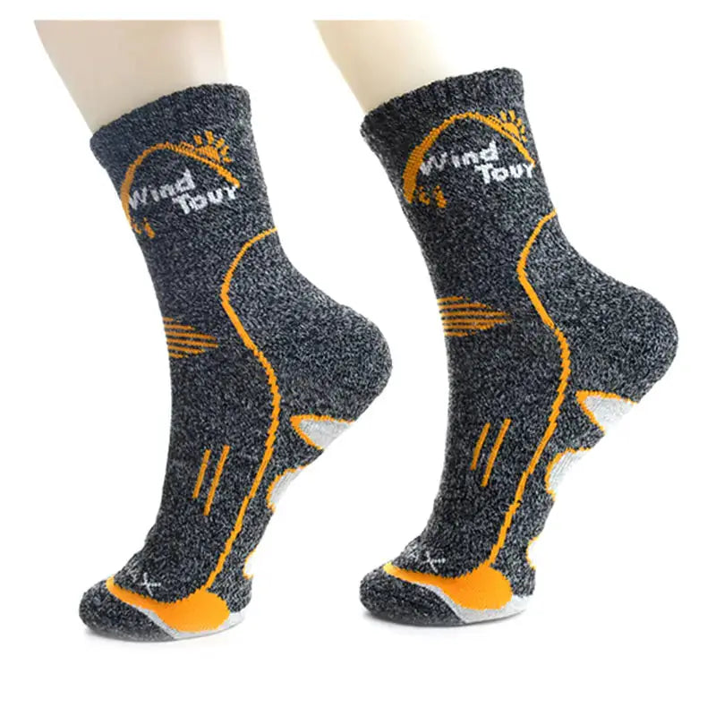 Men's and Women's Sweat-Absorbing Hiking Basketball Socks - Polyester Athletic Mid-Calf Socks by Mead's Supply & Equipment Outfitters limited