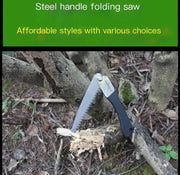 Folding Hand Saw - Portable Garden Pruning Saw for Woodworking & Outdoor Use by Mead's Supply & Equipment Outfitters limited