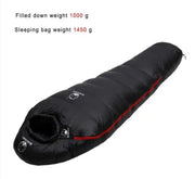 Goose Down Warm Sleeping Bag - Lightweight Insulated Camping Bag | Single by Mead's Supply & Equipment Outfitters limited