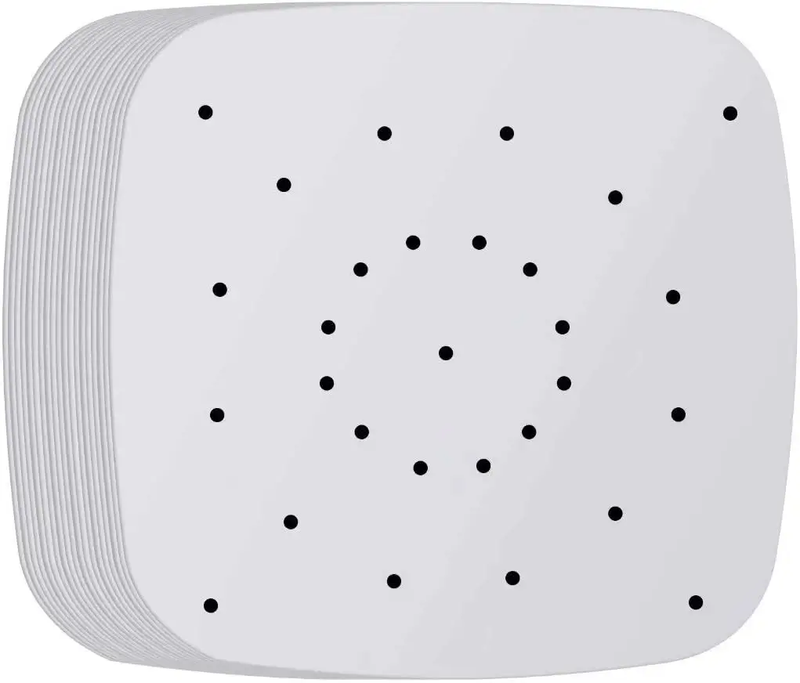 200pcs Air Fryer Liners Perforated Parchment Paper Square Non-stick by salelink.co.nz